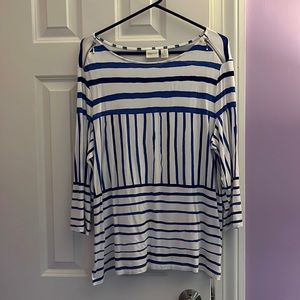 Zenergy by Chico’s Blue and White Top